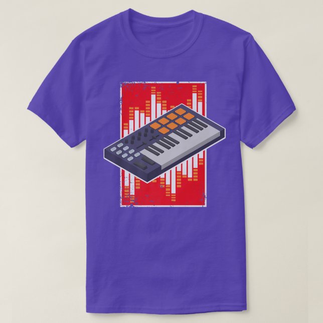 T-shirt Music Producer And Beats From Synthesizer Or Beat  (Design devant)