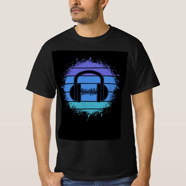 T-shirt Music producer, Music lover (Devant)
