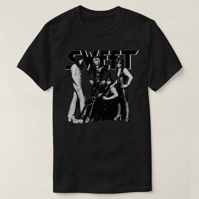 T-shirt Music Retro The Sweet Band Funny Graphic Gift (Design devant)