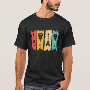 T-shirt Music Vintage Guitar Men Women Music Band Guitaris