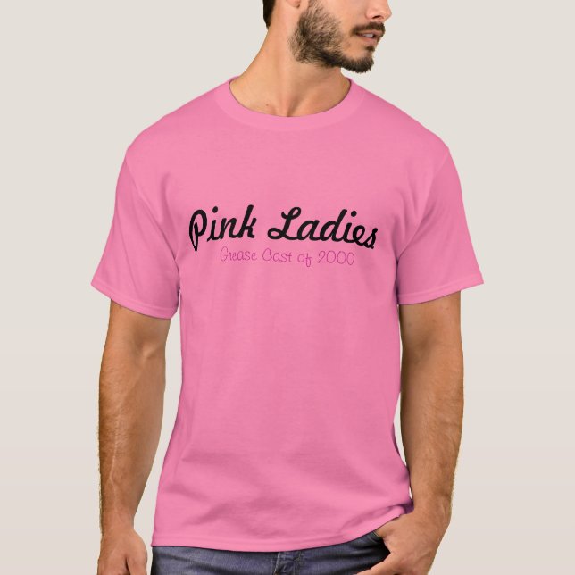 T-shirt musical de graisse : Dames roses (Devant)