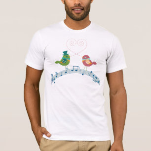T-shirt musical d'inséparables