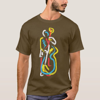 T-shirt Musician Gift Double Bass Player 