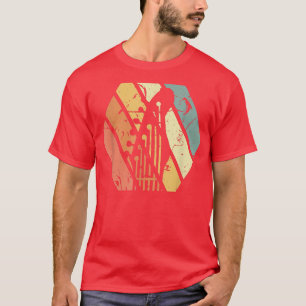 T-shirt Musician Guitar Lover Guitarist Retro Sunset Guita