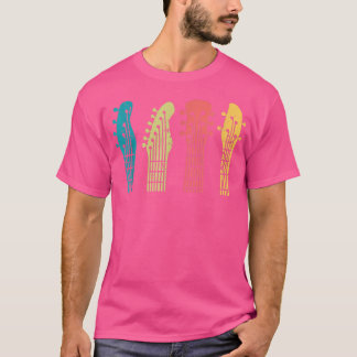 T-shirt Musicien Amoureux de Guitare Guitariste Rétro Guit