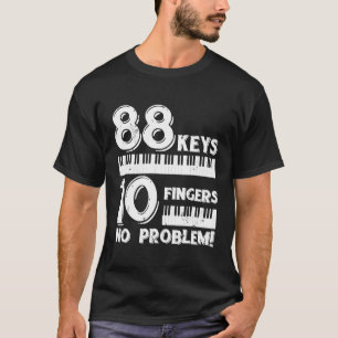 T-shirt Musicien amusant Pianiste Musique Amant Cadeaux Pi