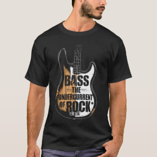 T-shirt Musicien Bassiste Pour Joueur De Basse Et Guitare