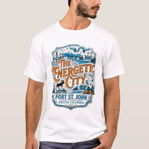 T-shirt Musicien batteur de la capitale paysage urbain de