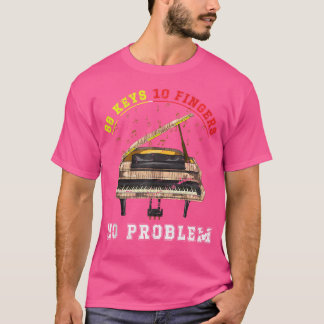 T-shirt Musicien Classique Drôle Pianiste Instrument De Mu