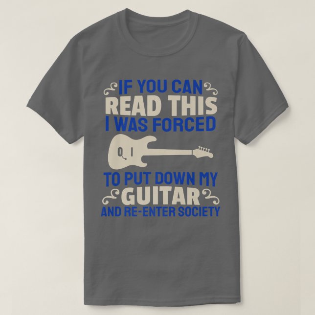 T-shirt Musicien de groupe de guitares électriquesEGuitar  (Design devant)