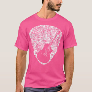 T-shirt Musicien de guitare acoustique Hawaii Ukulele