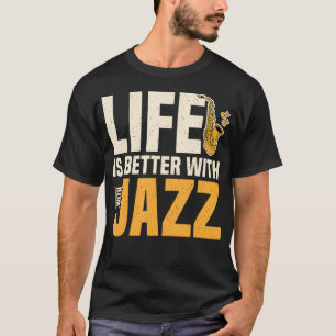 T-shirt Musicien de jazz Groupe Trompette Danse de jazz 	 