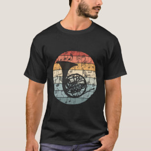 T-shirt Musicien de la Corne vintage Retro Brass Band Orch