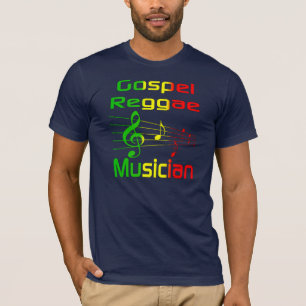 T-shirt Musicien de reggae d'évangile