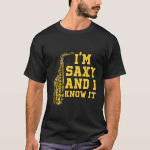 T-shirt Musicien de saxophone Instrument de musique Jazz G