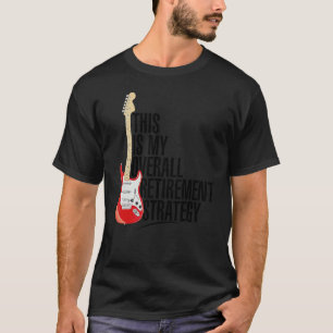 T-shirt Musicien Électrique Guitare Rock Et Roll Stratégie