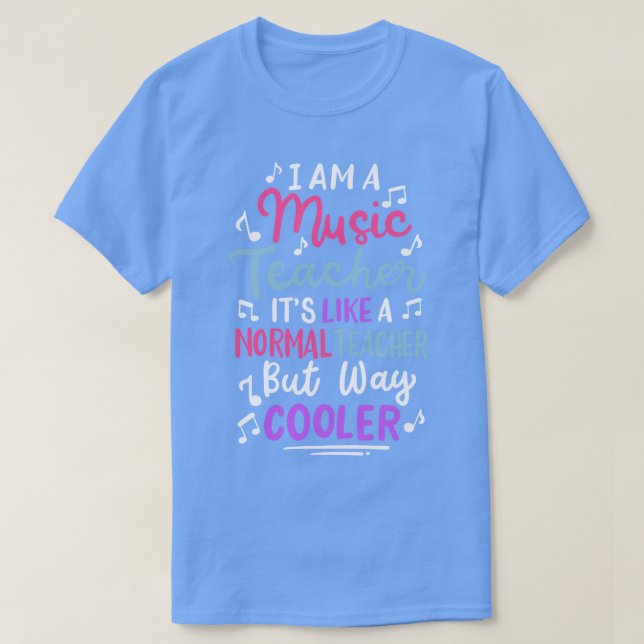 T-shirt Musicien enseignant de musique 2 (Design devant)