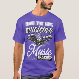 T-shirt Musicien Est Un Enseignant De Musique Épuisé