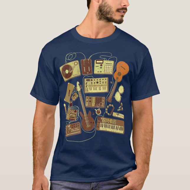 T-shirt Musicien et producteur de musique (Devant)