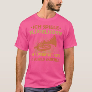 T-shirt Musicien Flugelhorn Trumpet Instrument de musique 
