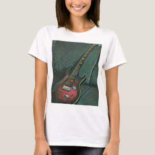 T-shirt musicien guitare amoureux cadeau