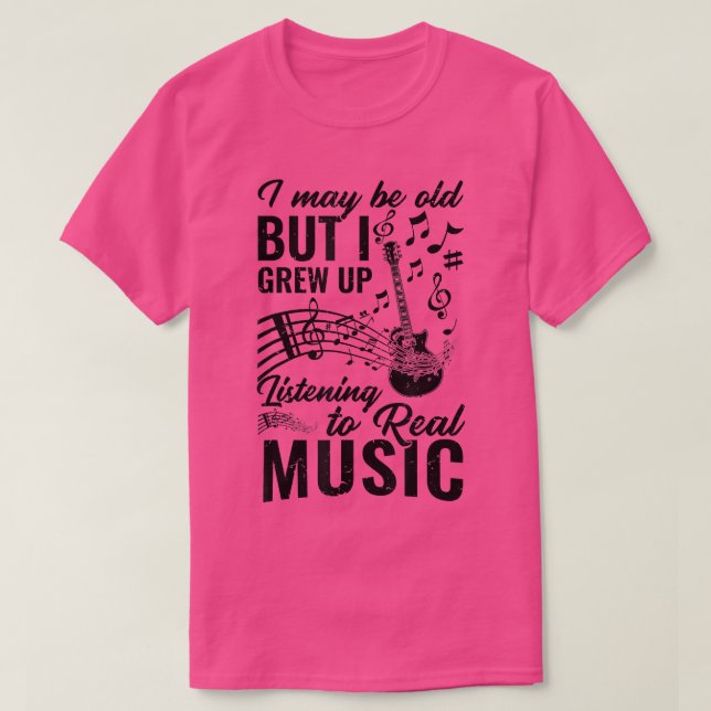 T-shirt Musicien Guitare Drummer Rock Real Music 2001 (Design devant)