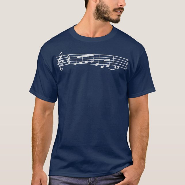 T-shirt Musicien Notes La Police Mozart Classique Musique (Devant)