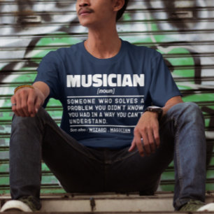 T-shirt Musicien Noun Instruments de musique Mèmes drôle