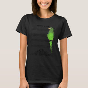T-shirt Musicien Parrot I Sonne De Silence I Parrotum Vert