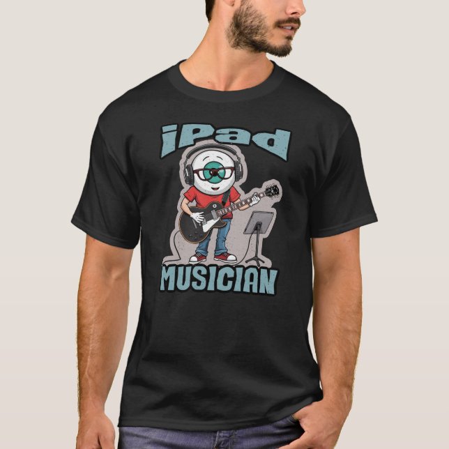 T-shirt Musicien sur Ipad (Devant)