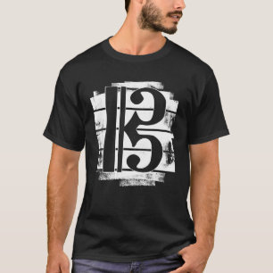 T-shirt Musicien Tenor Clef Alto Clef