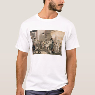 T-shirt Musiciens ambulants jouant dans une partie pauvre