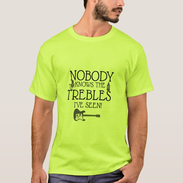 T-shirt Musiciens amusants Treble Joke Pun | Teachers de m (Devant)