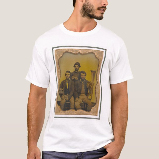 T-shirt Musiciens avec leurs instruments (40473) (Devant)