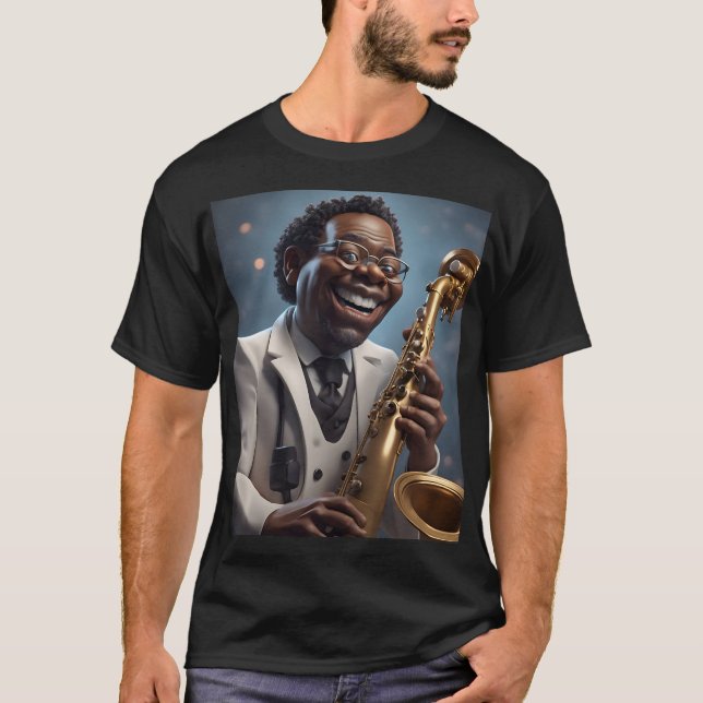 T-shirt musiciens de jazz (Devant)
