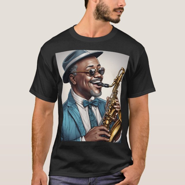 T-shirt musiciens de jazz (Devant)