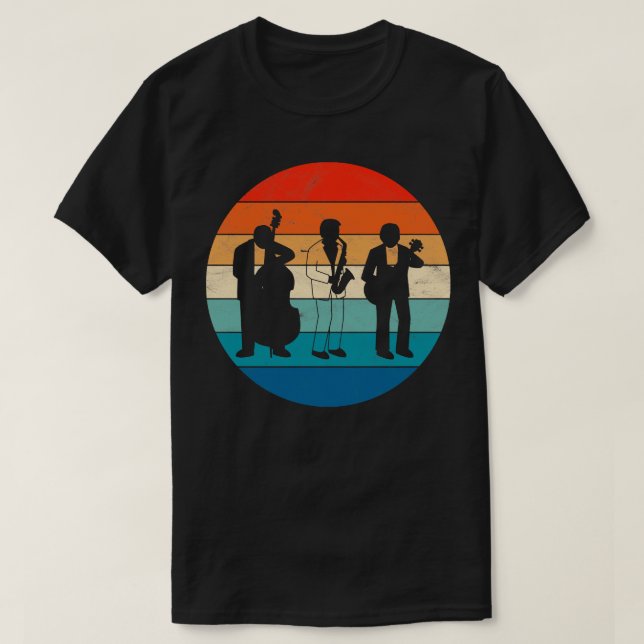 T-shirt Musiciens de jazz (Design devant)