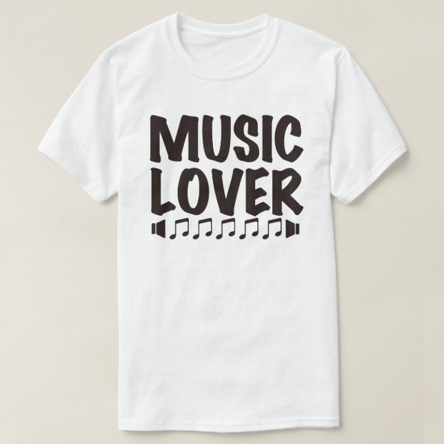 T-shirt MusicLover/T (Design devant)