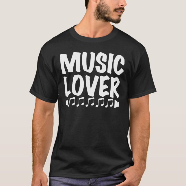 T-shirt MusicLover/T (Devant)
