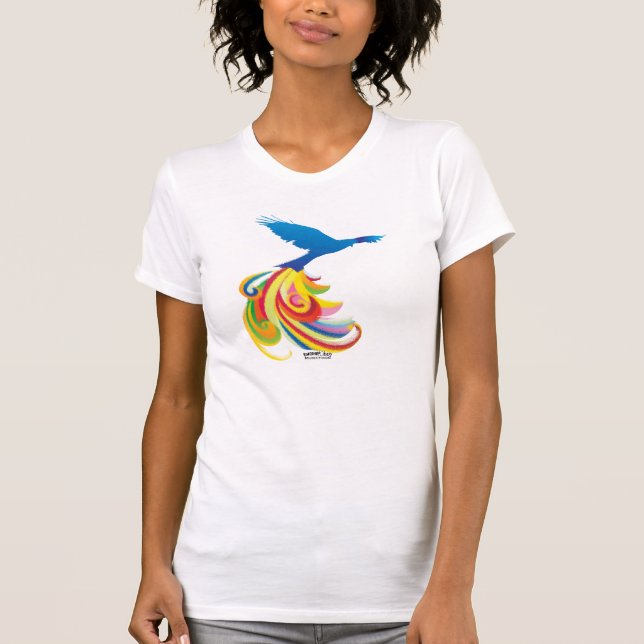 T-shirt MusicToon : Quelque part au-dessus de (Devant)