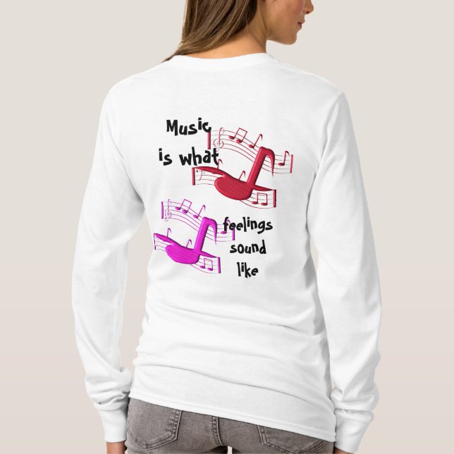 T-shirt Musique (Dos)