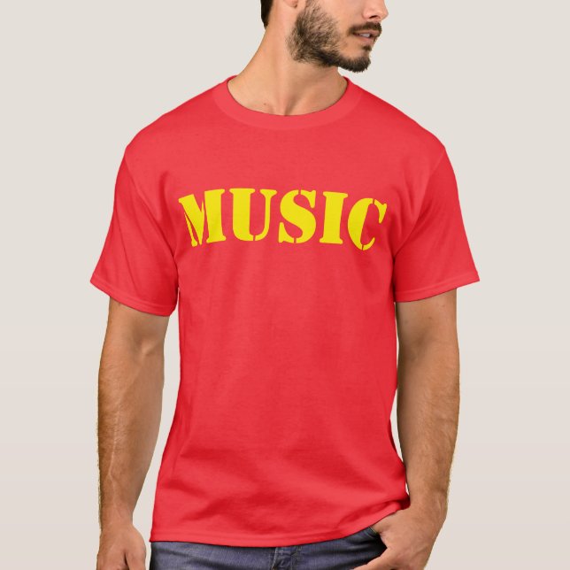 T-shirt Musique (Devant)
