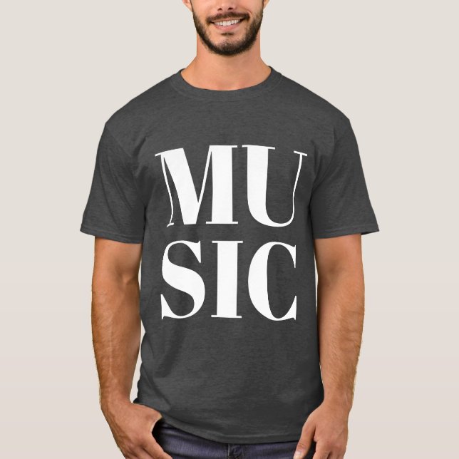 T-shirt Musique (Devant)