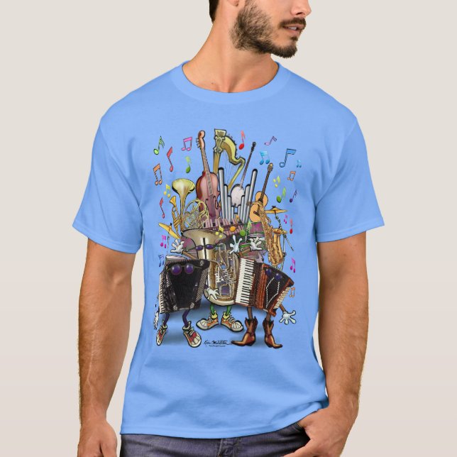 T-shirt Musique (Devant)
