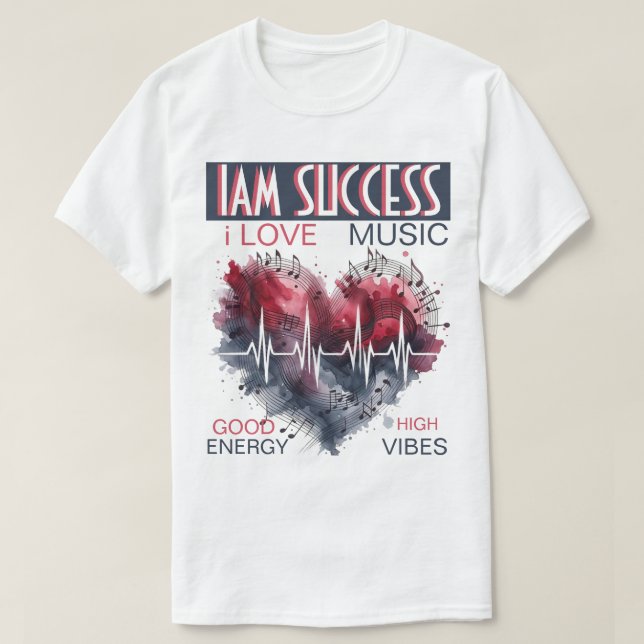 T-SHIRT MUSIQUE (Design devant)