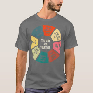 T-shirt Musique 80s Retro paroles Pie Chart Vous Pouvez Po