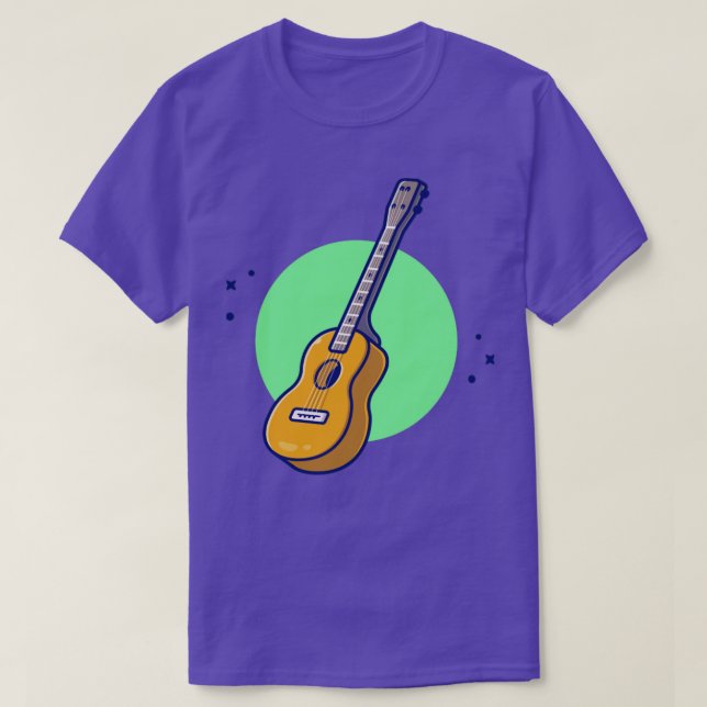 T-shirt Musique accoustique guitare (Design devant)