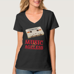 T-shirt Musique Ageless Retro Cassette bande Mixtape