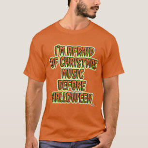 T-shirt Musique anti-vacances avant Halloween