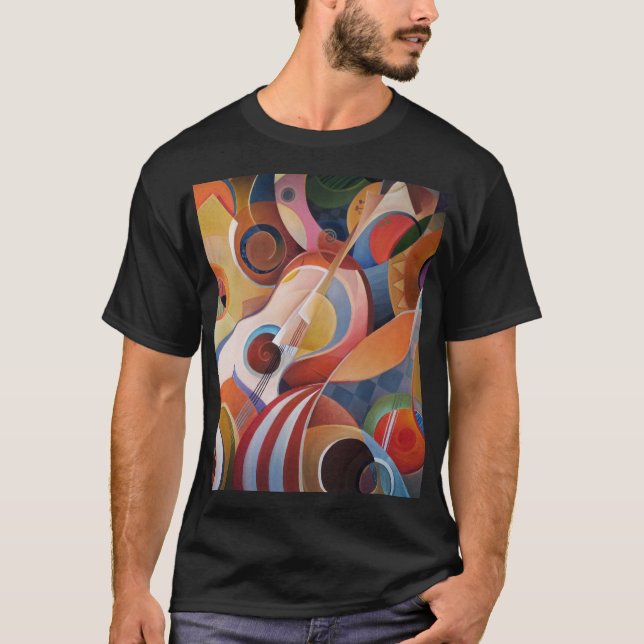 T-shirt Musique artisanale peinture Abstraite (Devant)